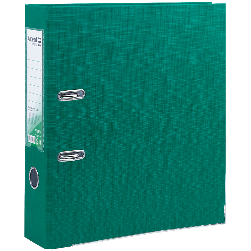 Папка-реєстратор DELTA А4 75 мм одностор. NEW, зелена (D1720-04C)